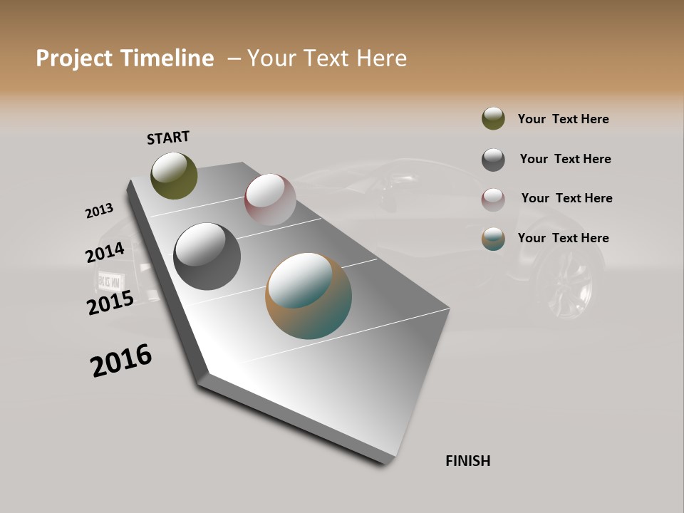 Isolated Sports Prototype PowerPoint Template