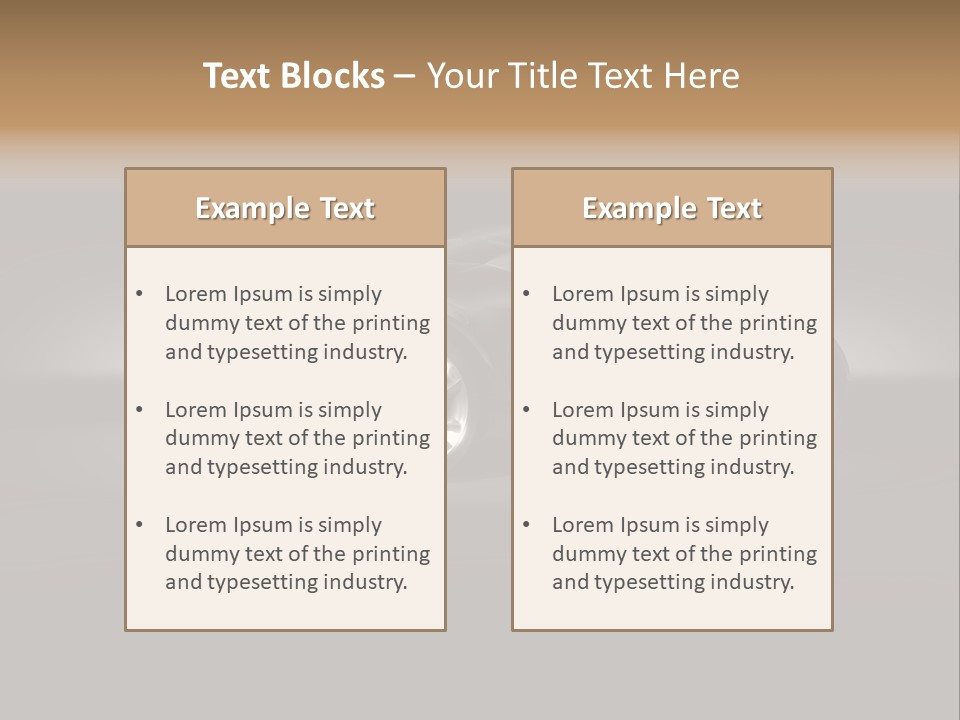 Isolated Sports Prototype PowerPoint Template