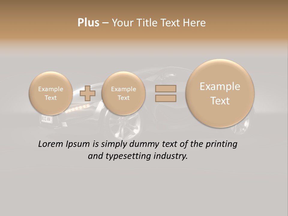 Isolated Sports Prototype PowerPoint Template