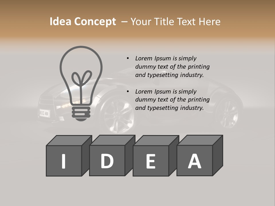 Isolated Sports Prototype PowerPoint Template