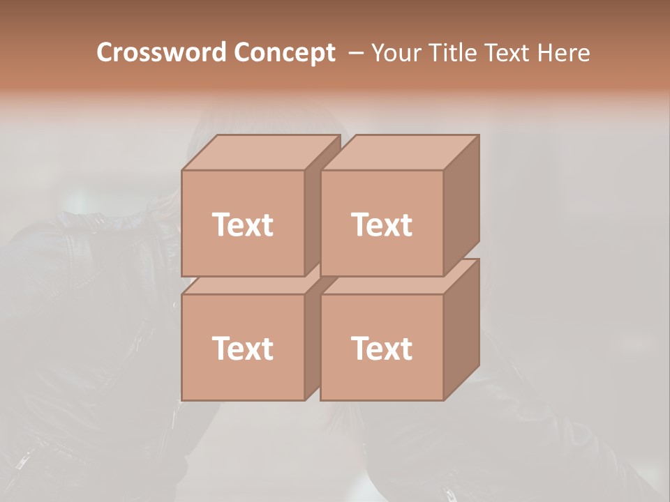 Boy Kiss Together PowerPoint Template