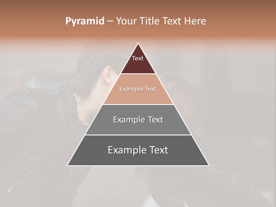 Boy Kiss Together PowerPoint Template