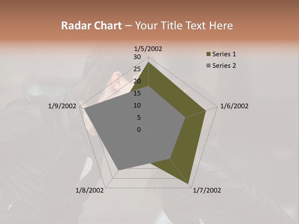 Boy Kiss Together PowerPoint Template