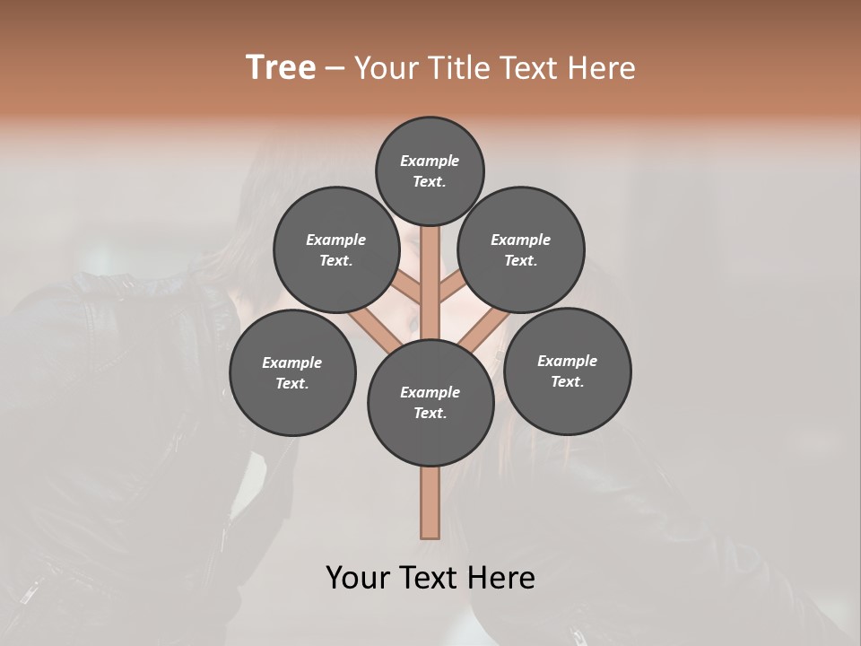 Boy Kiss Together PowerPoint Template