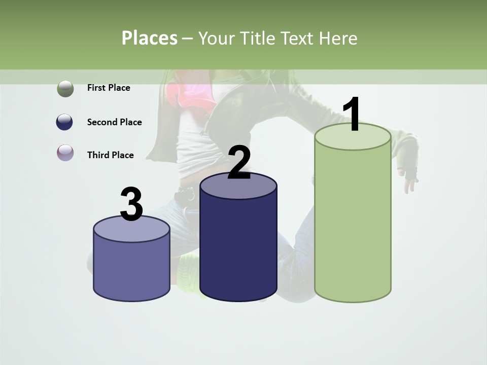 Studio Breakdancer Female PowerPoint Template