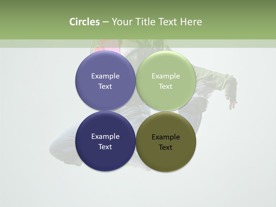 Studio Breakdancer Female PowerPoint Template