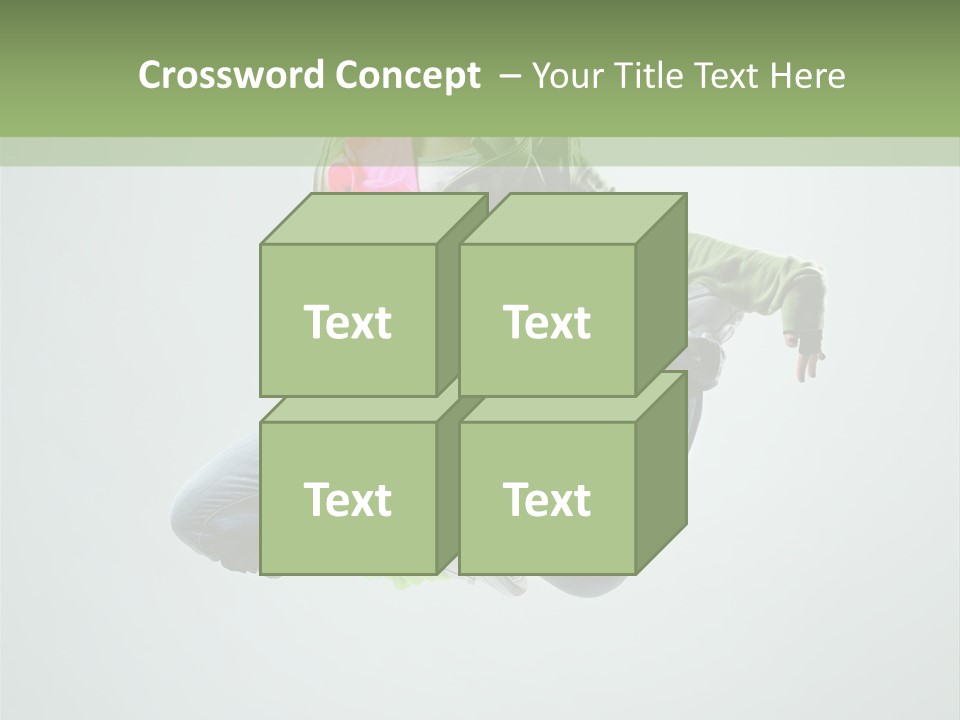 Studio Breakdancer Female PowerPoint Template