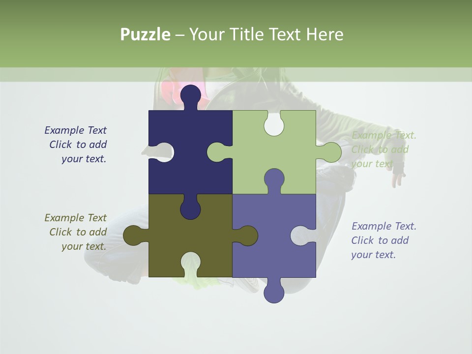 Studio Breakdancer Female PowerPoint Template