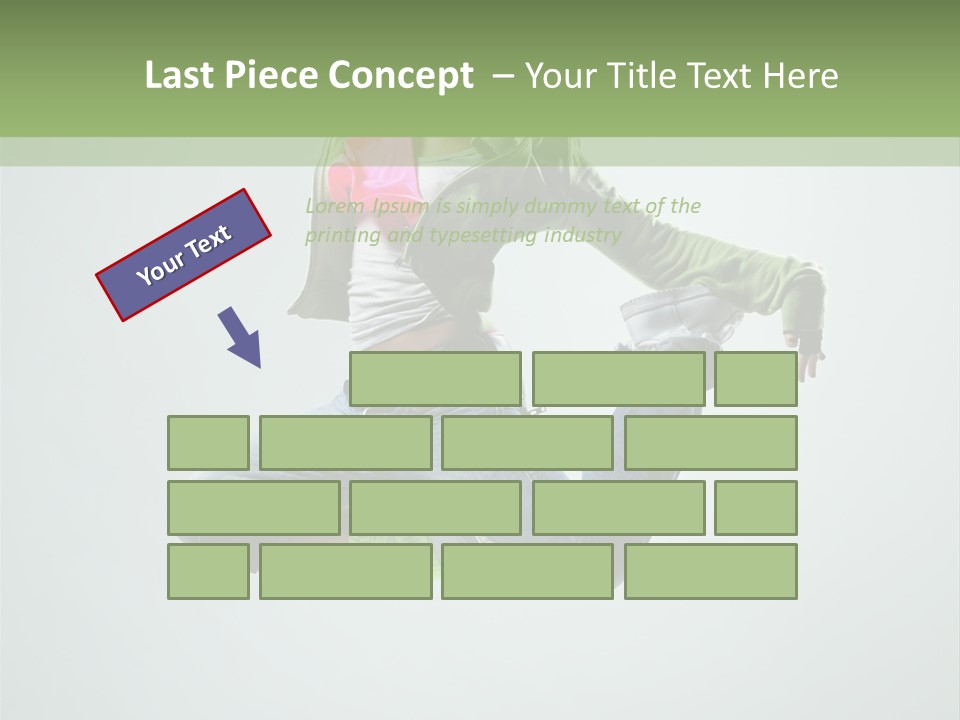 Studio Breakdancer Female PowerPoint Template