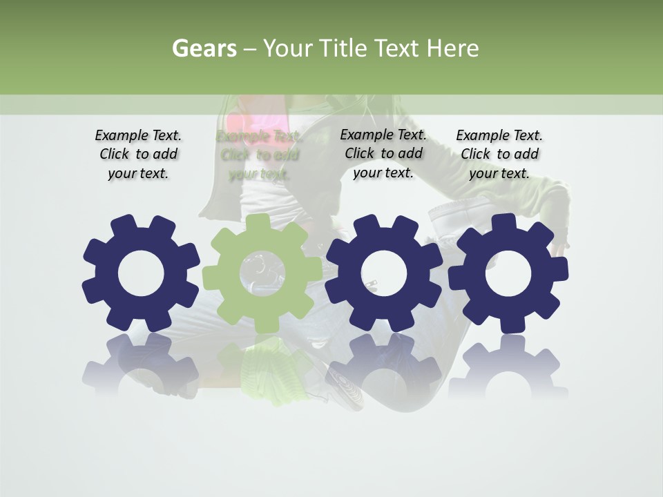 Studio Breakdancer Female PowerPoint Template