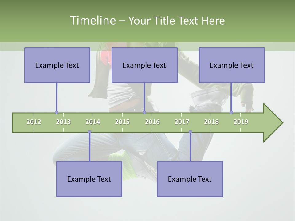 Studio Breakdancer Female PowerPoint Template