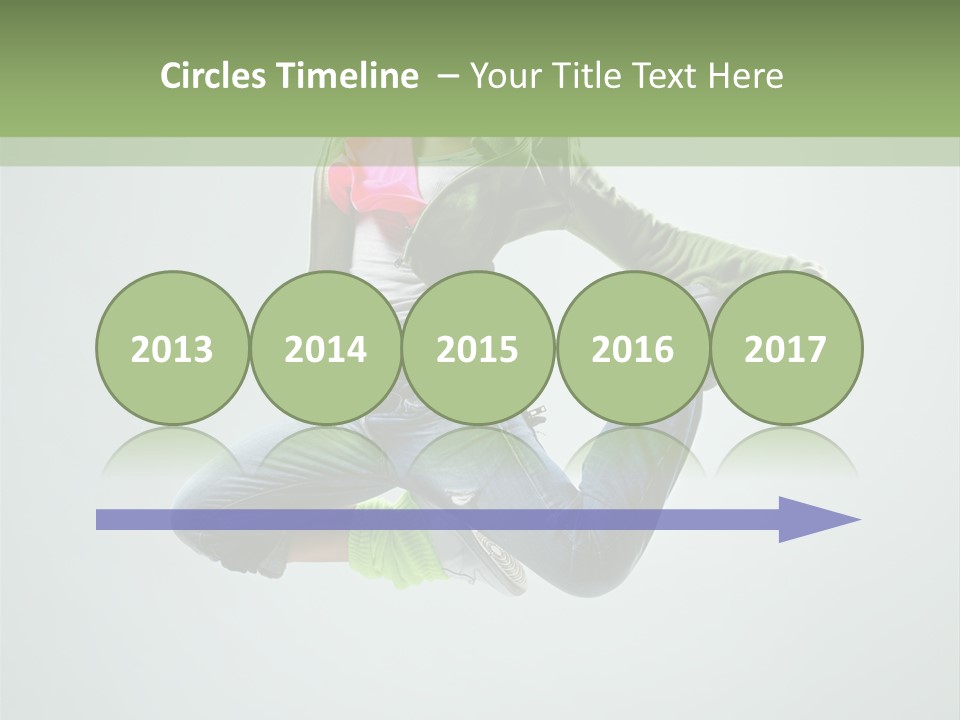 Studio Breakdancer Female PowerPoint Template