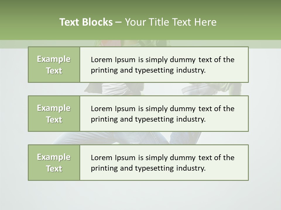 Studio Breakdancer Female PowerPoint Template