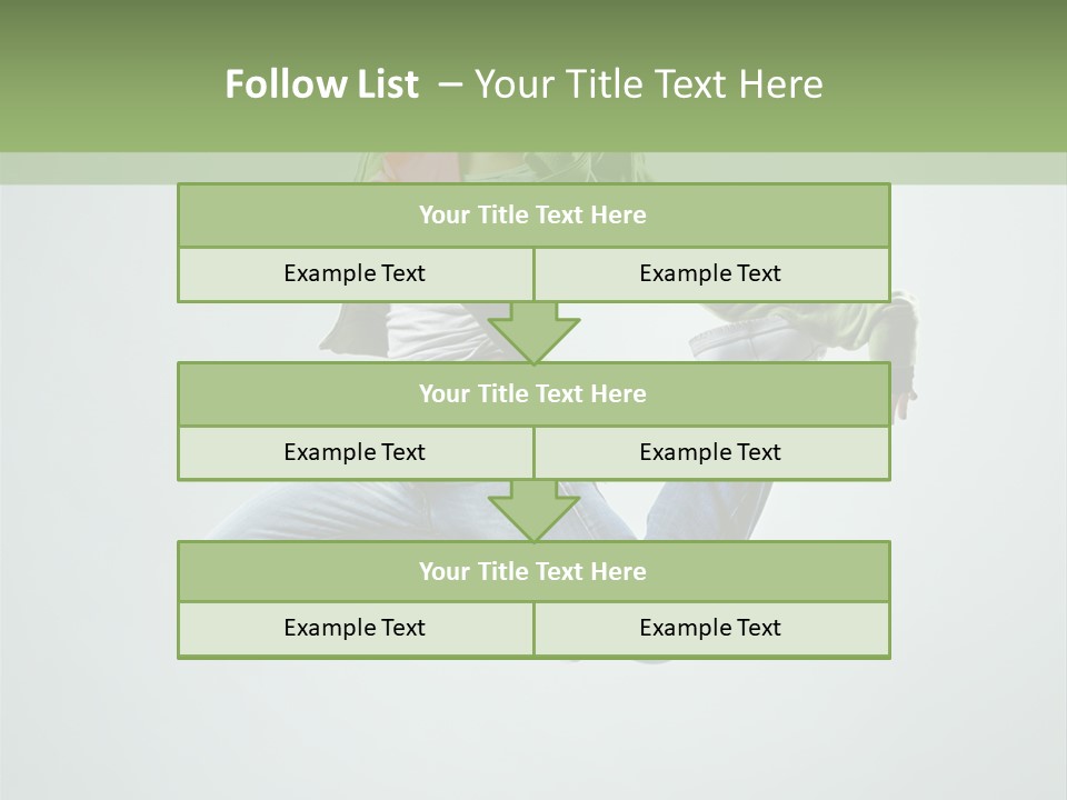 Studio Breakdancer Female PowerPoint Template