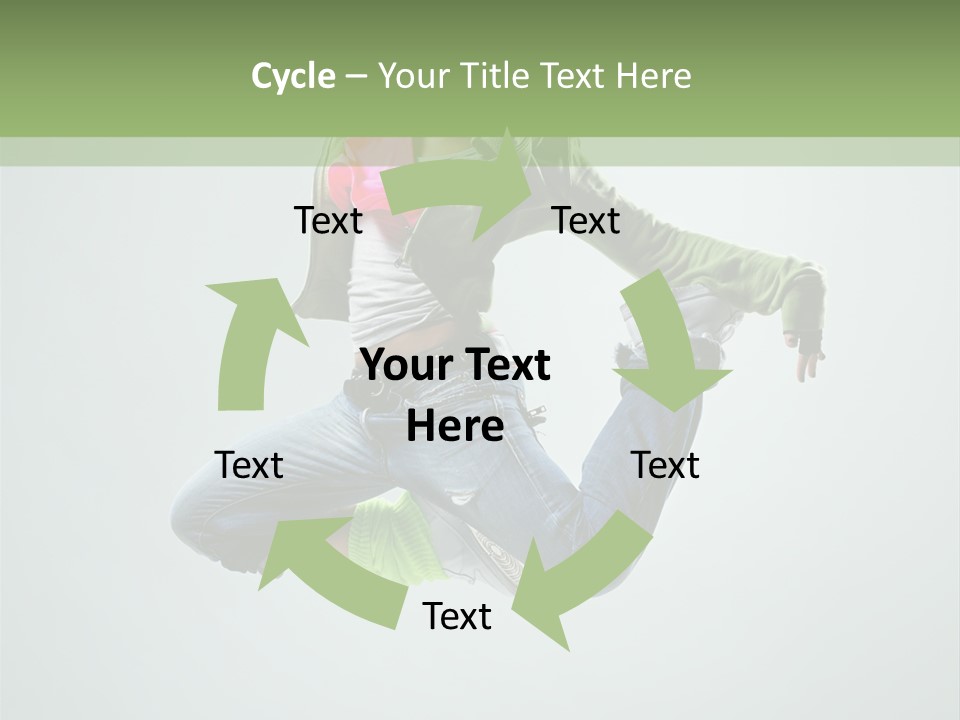 Studio Breakdancer Female PowerPoint Template