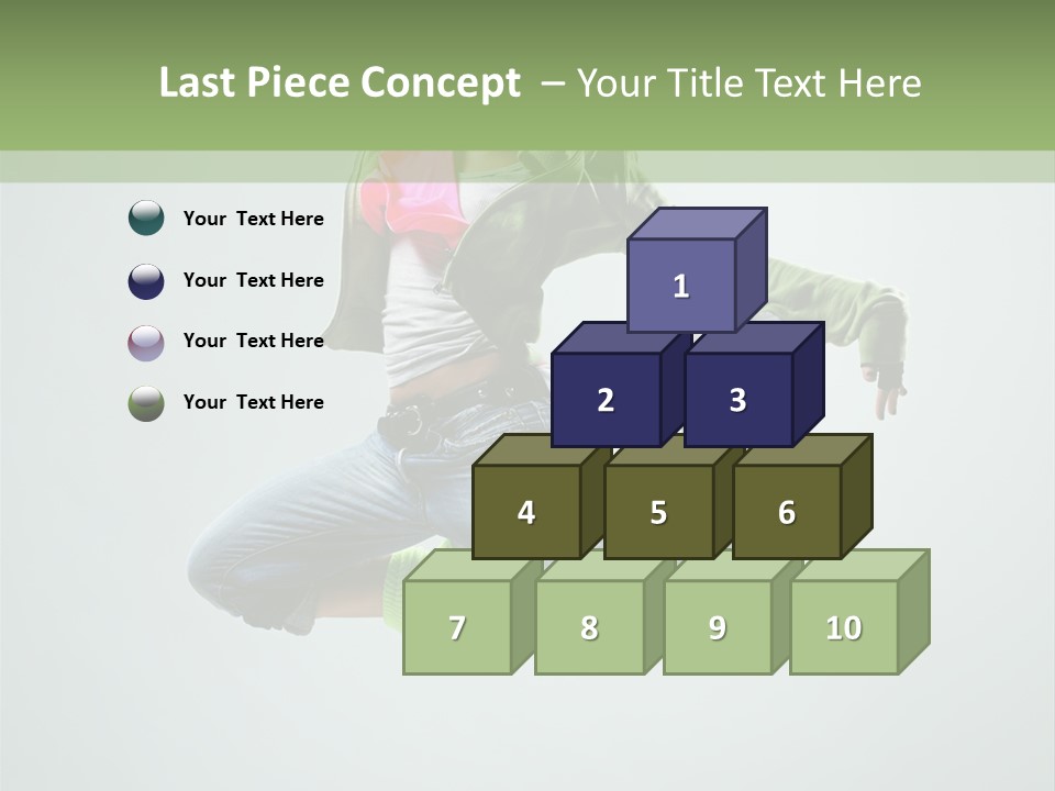 Studio Breakdancer Female PowerPoint Template