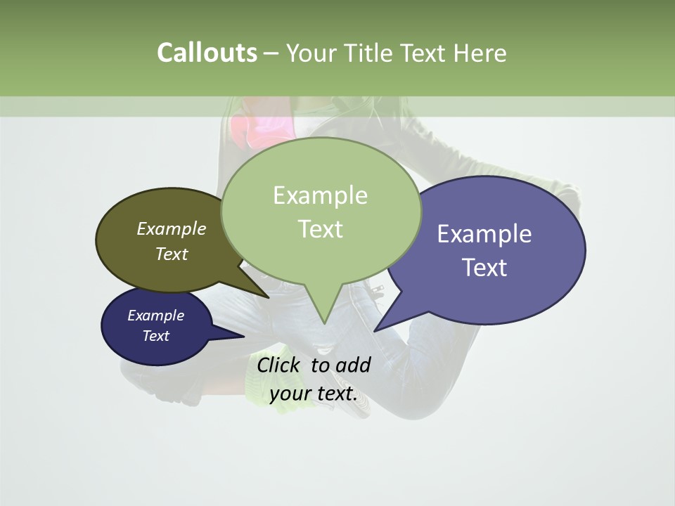 Studio Breakdancer Female PowerPoint Template