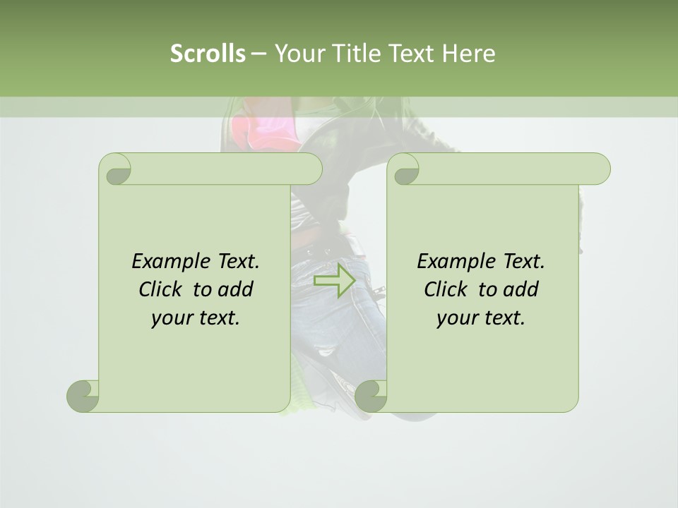 Studio Breakdancer Female PowerPoint Template