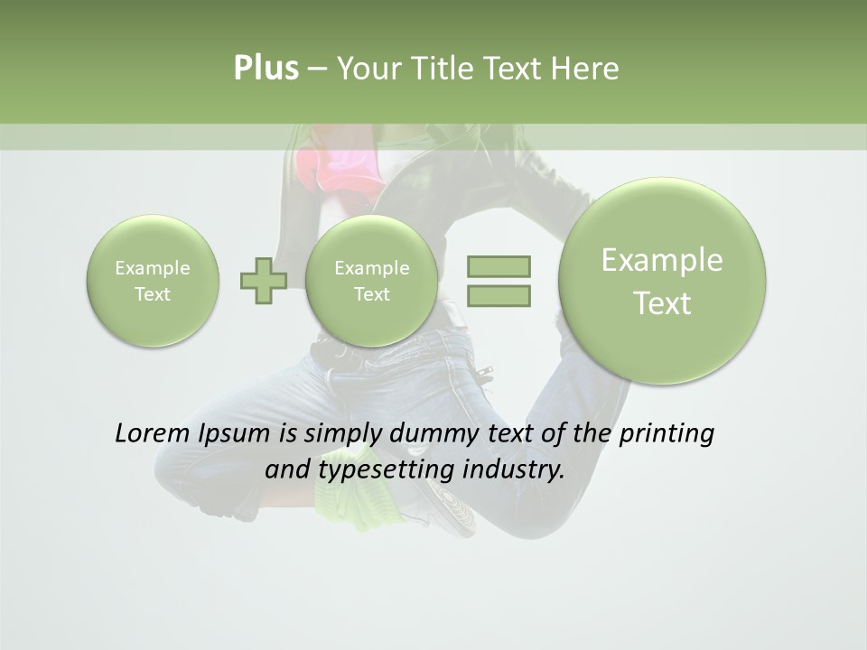 Studio Breakdancer Female PowerPoint Template