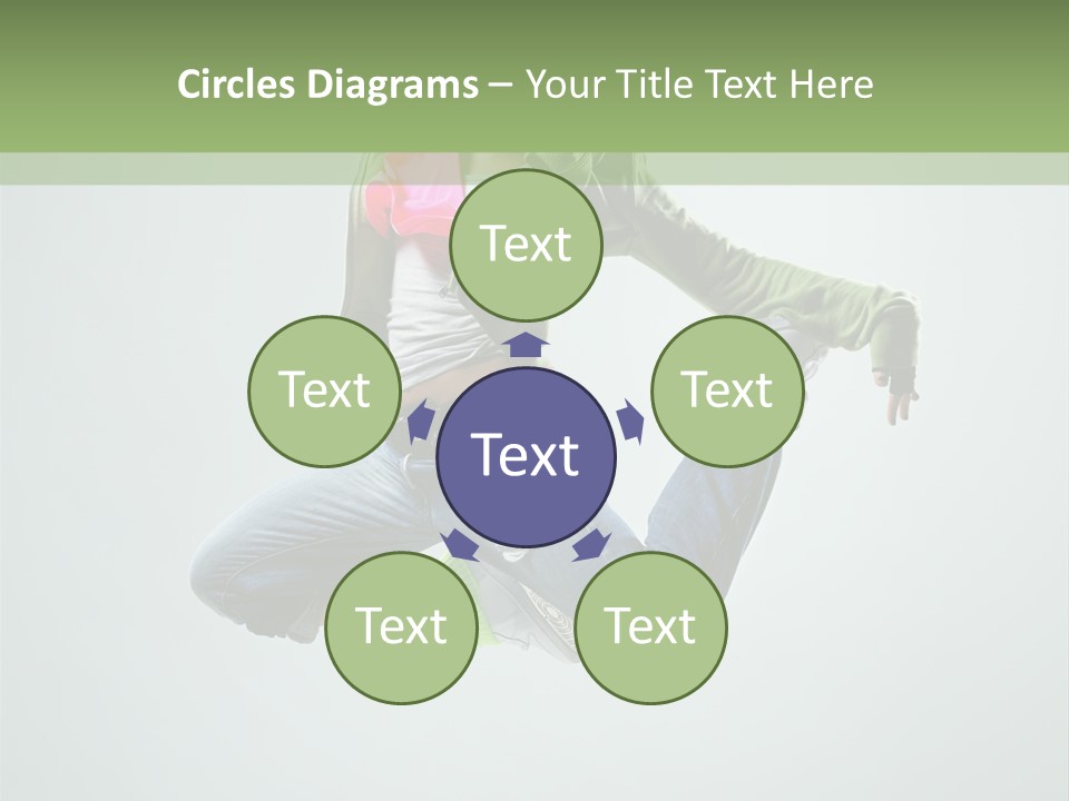 Studio Breakdancer Female PowerPoint Template