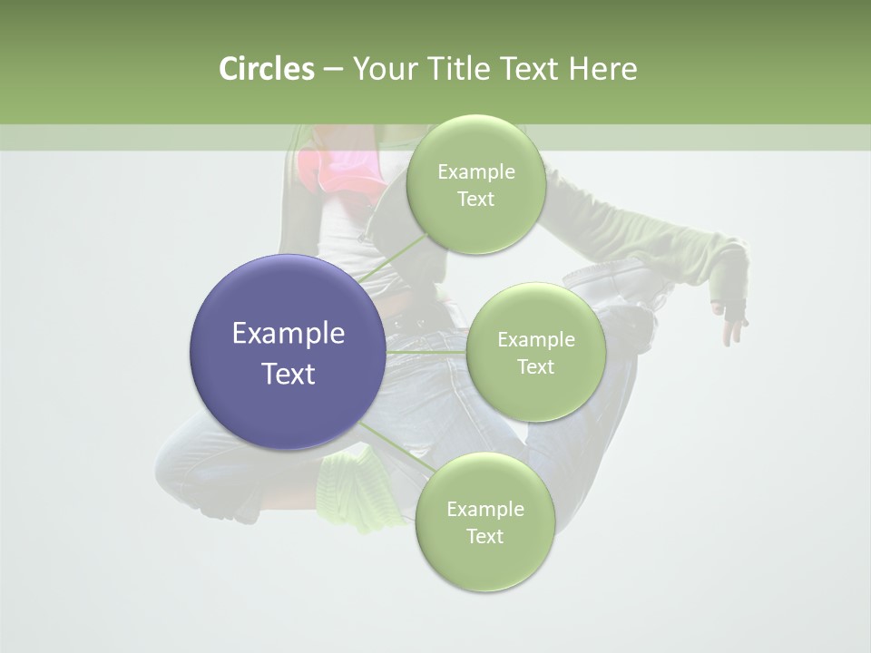 Studio Breakdancer Female PowerPoint Template