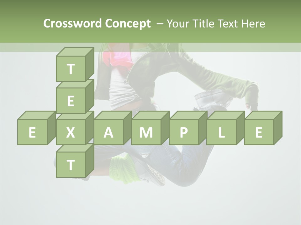 Studio Breakdancer Female PowerPoint Template