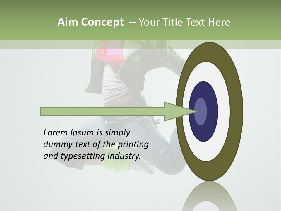 Studio Breakdancer Female PowerPoint Template