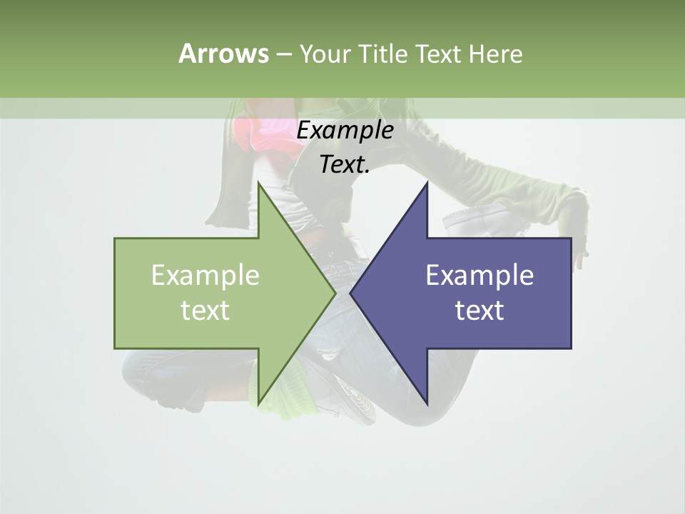 Studio Breakdancer Female PowerPoint Template