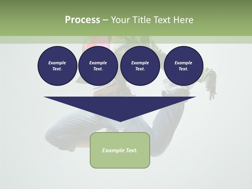 Studio Breakdancer Female PowerPoint Template