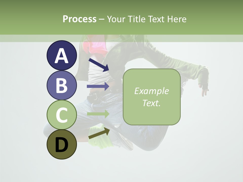 Studio Breakdancer Female PowerPoint Template