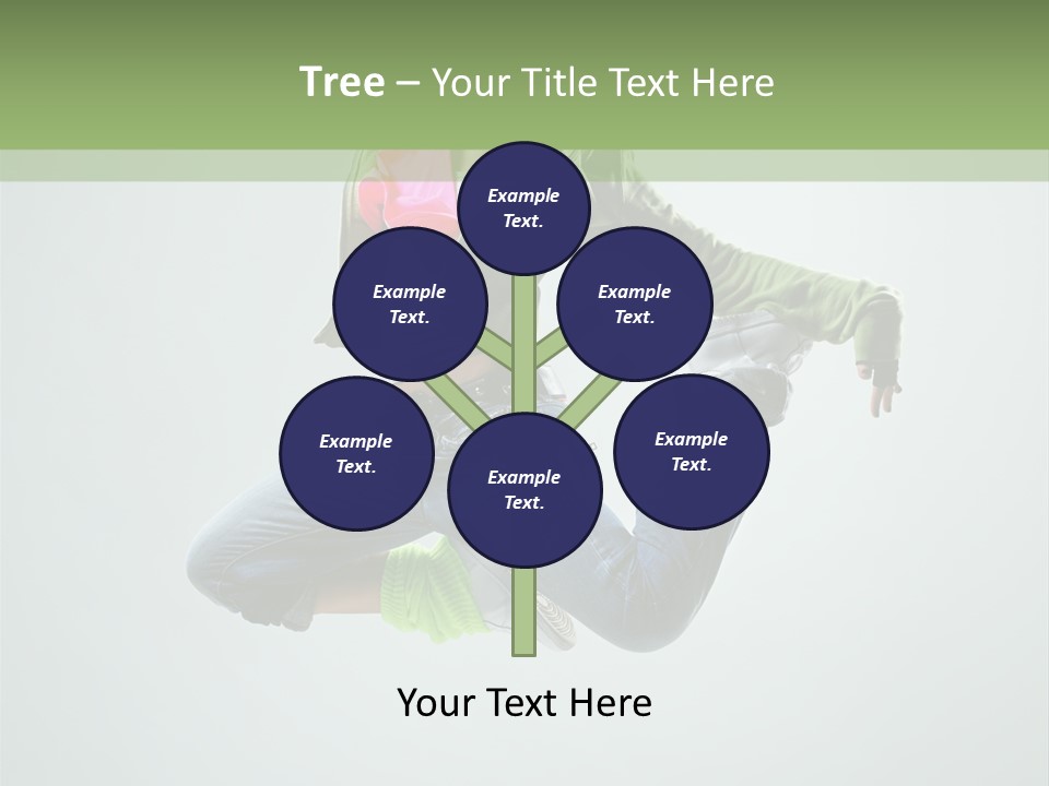 Studio Breakdancer Female PowerPoint Template