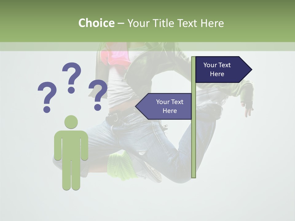 Studio Breakdancer Female PowerPoint Template