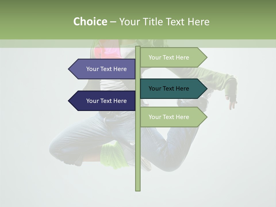 Studio Breakdancer Female PowerPoint Template