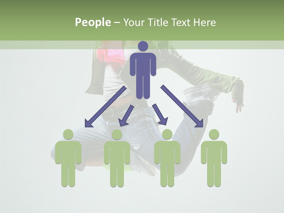 Studio Breakdancer Female PowerPoint Template