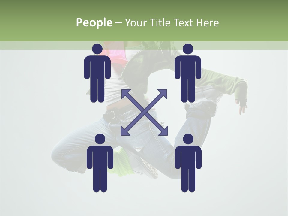 Studio Breakdancer Female PowerPoint Template