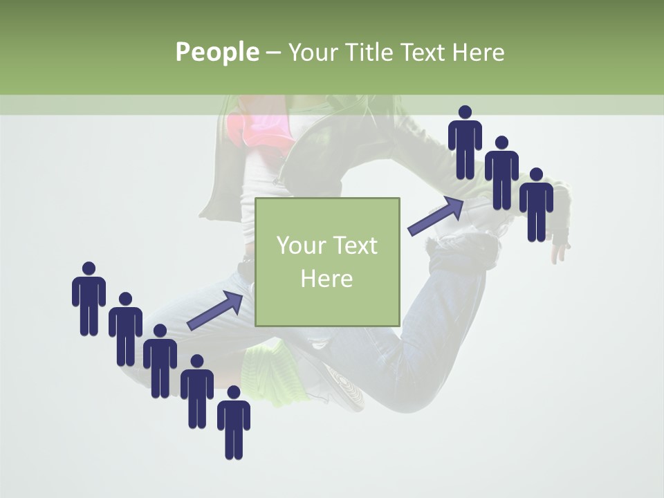 Studio Breakdancer Female PowerPoint Template