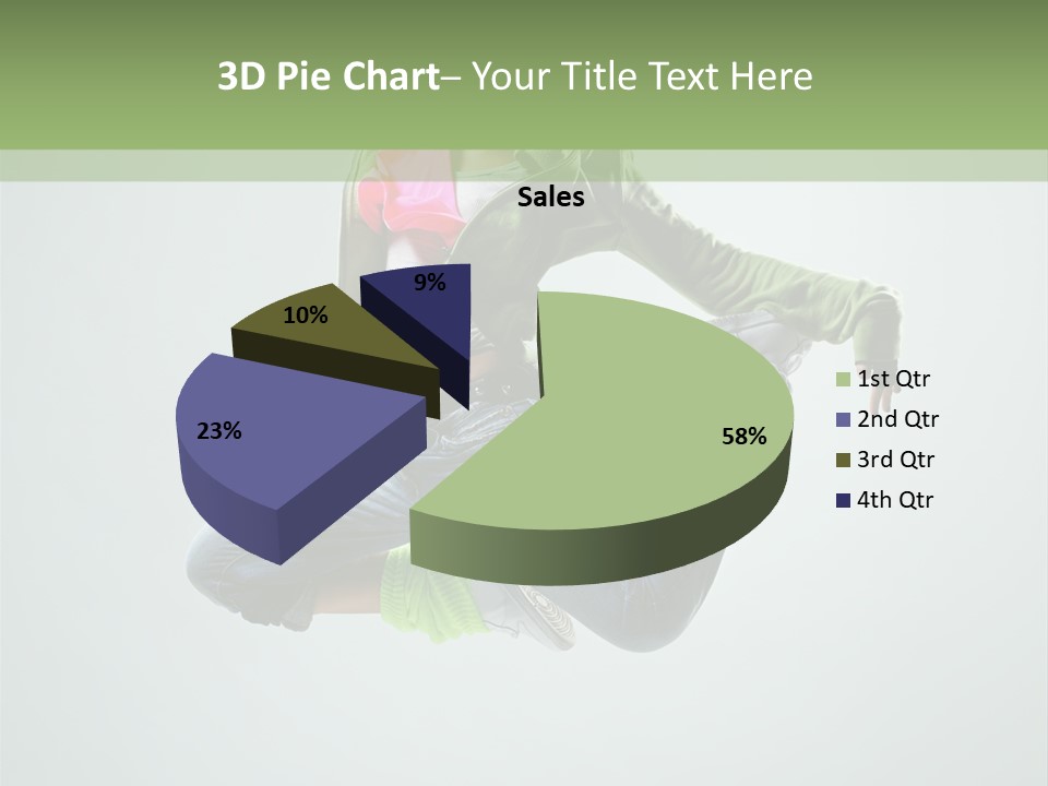 Studio Breakdancer Female PowerPoint Template