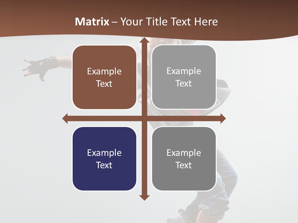 Breakdance  Girl PowerPoint Template