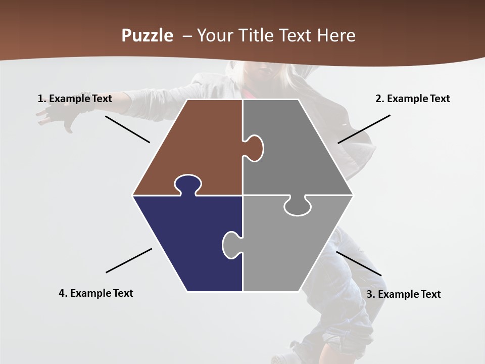 Breakdance  Girl PowerPoint Template