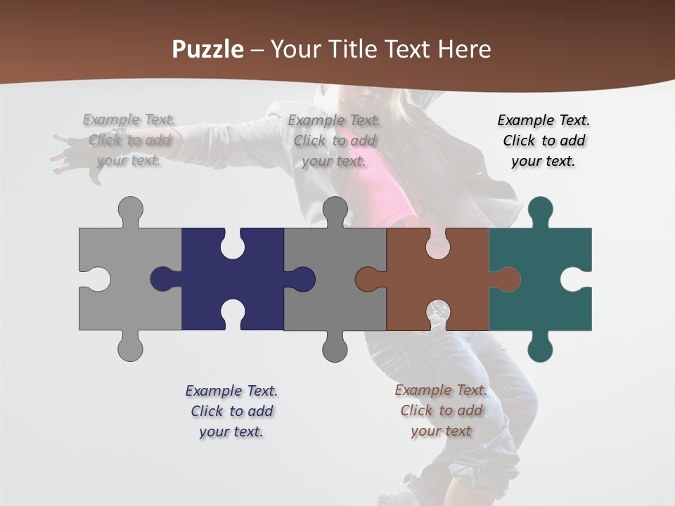 Breakdance  Girl PowerPoint Template