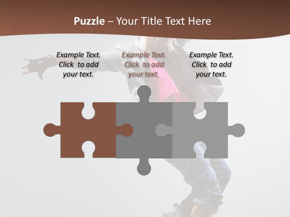 Breakdance  Girl PowerPoint Template