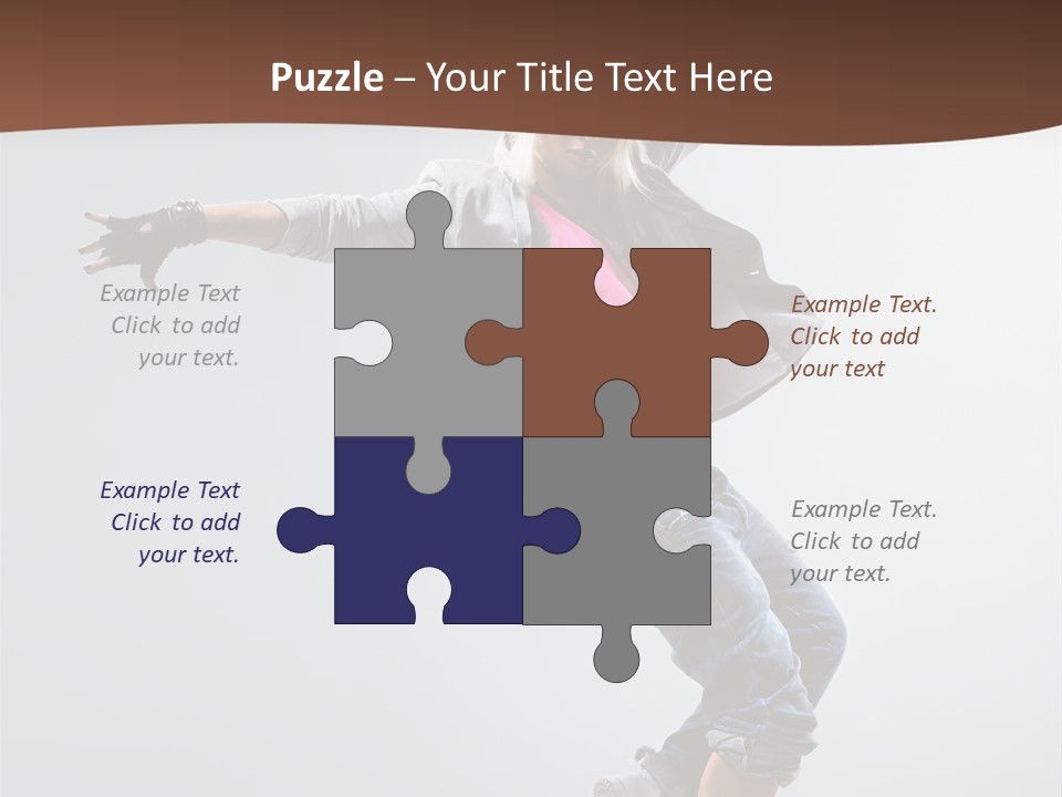 Breakdance  Girl PowerPoint Template