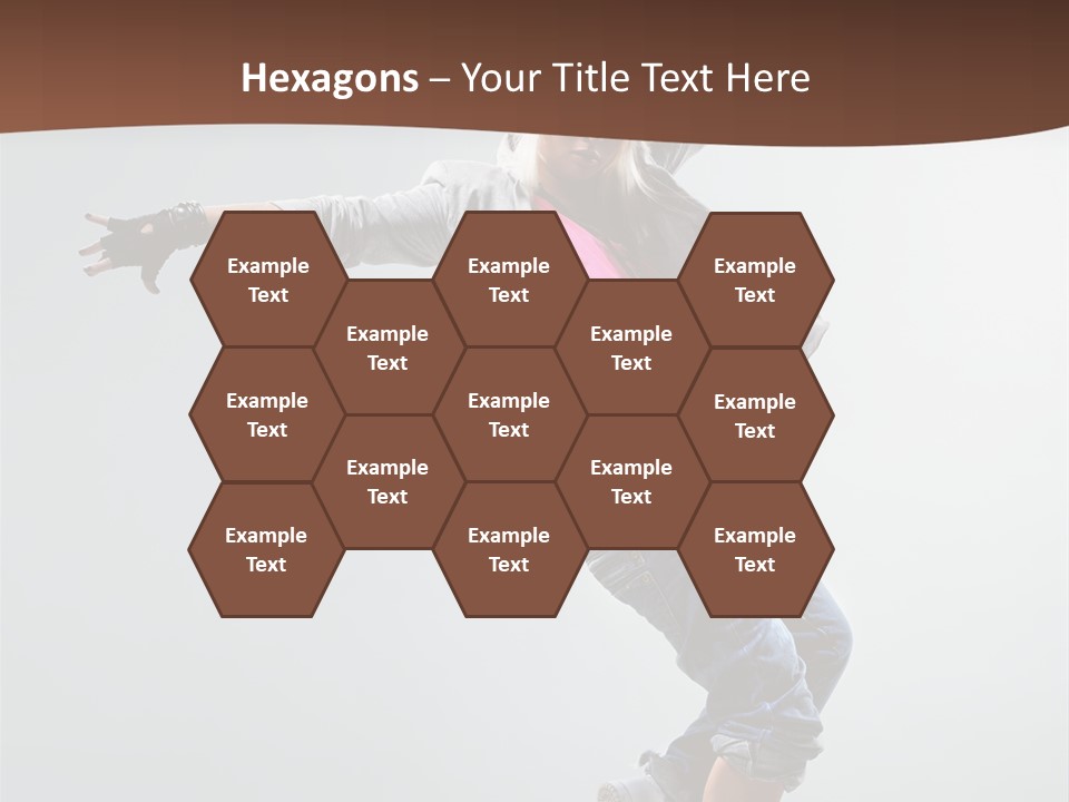 Breakdance  Girl PowerPoint Template