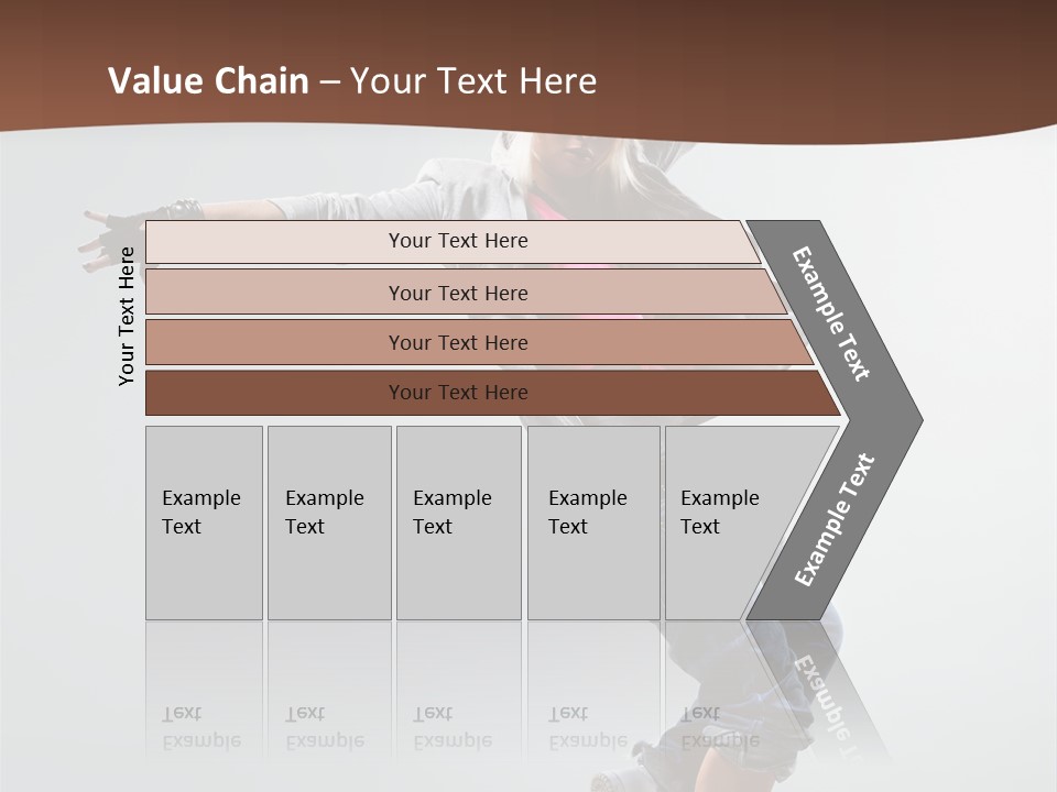 Breakdance  Girl PowerPoint Template