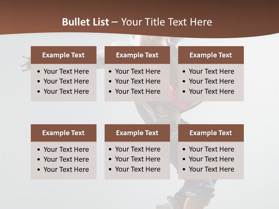 Breakdance  Girl PowerPoint Template