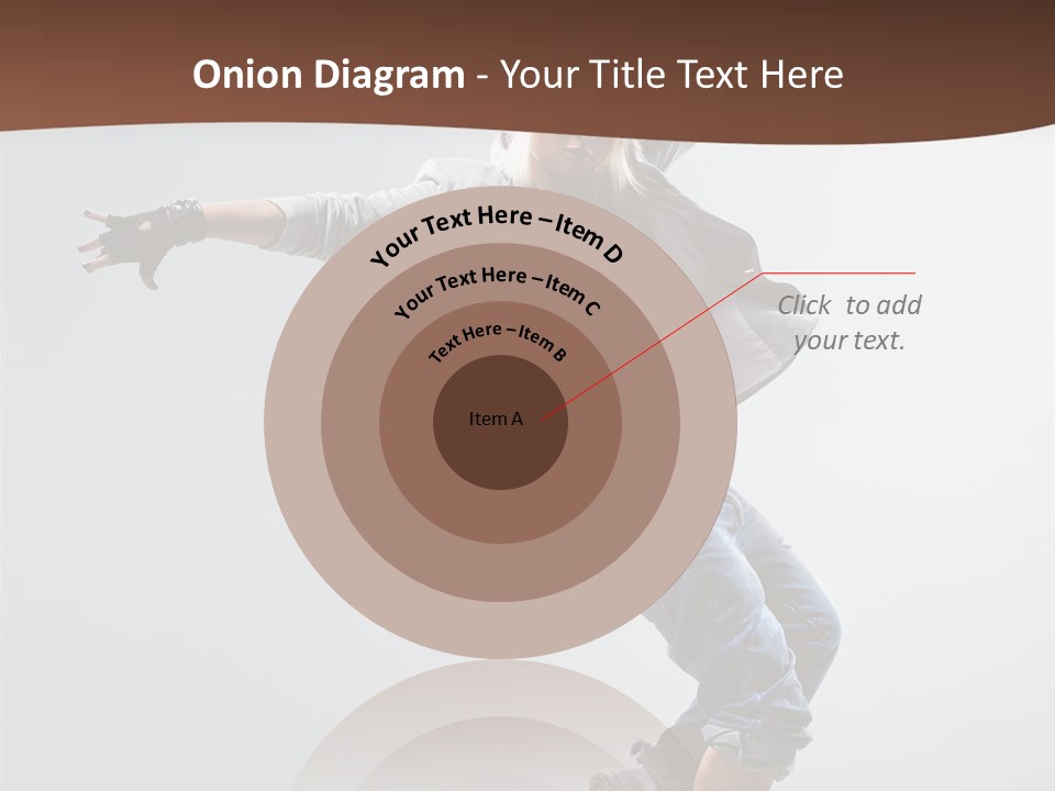 Breakdance  Girl PowerPoint Template