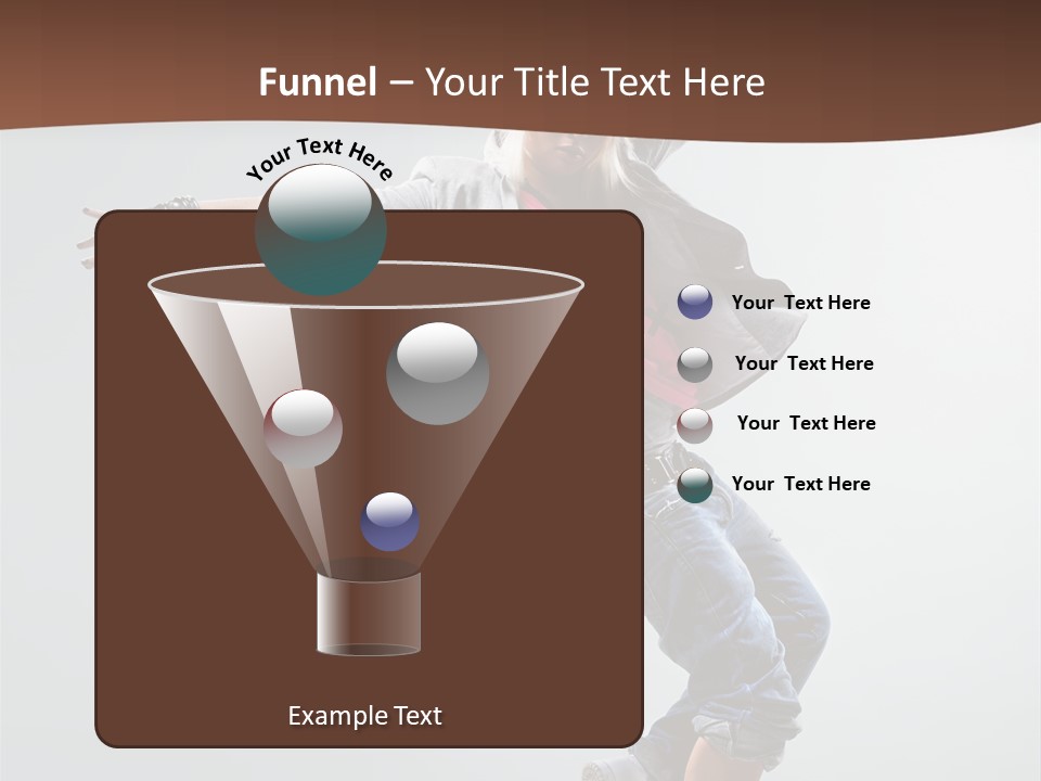 Breakdance  Girl PowerPoint Template