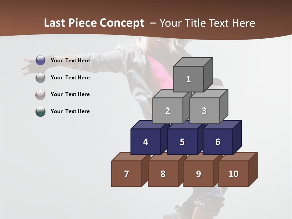 Breakdance  Girl PowerPoint Template