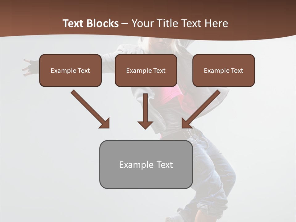 Breakdance  Girl PowerPoint Template