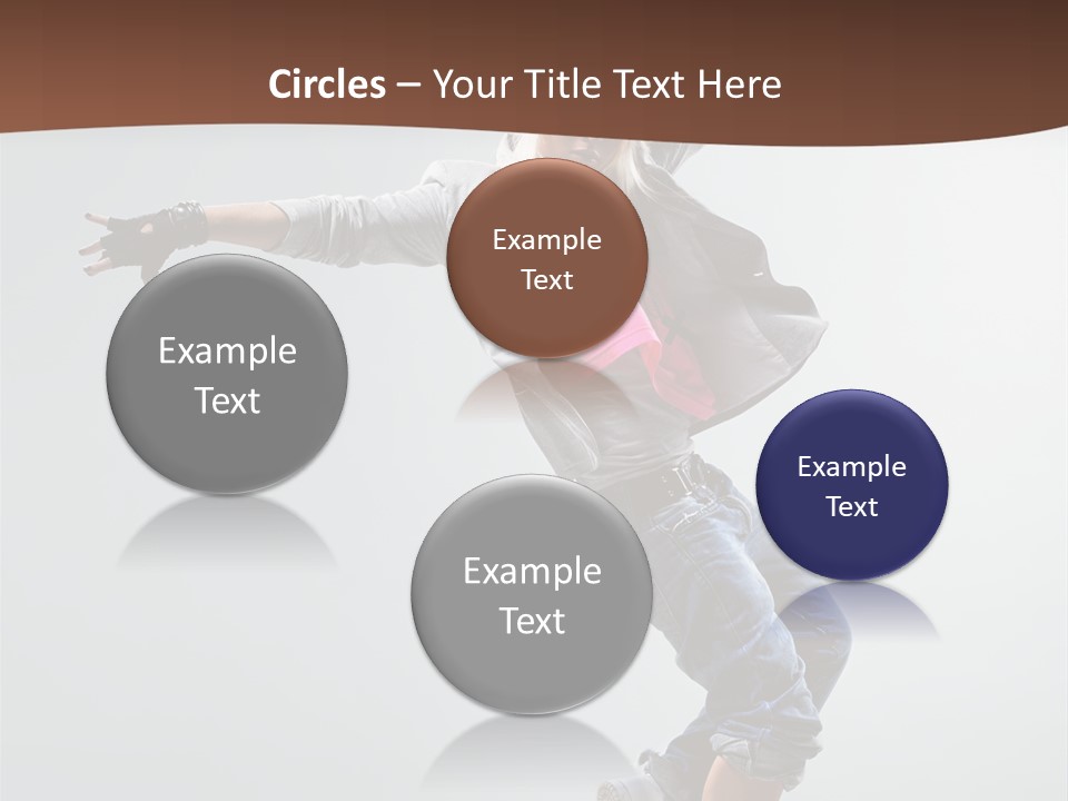 Breakdance  Girl PowerPoint Template